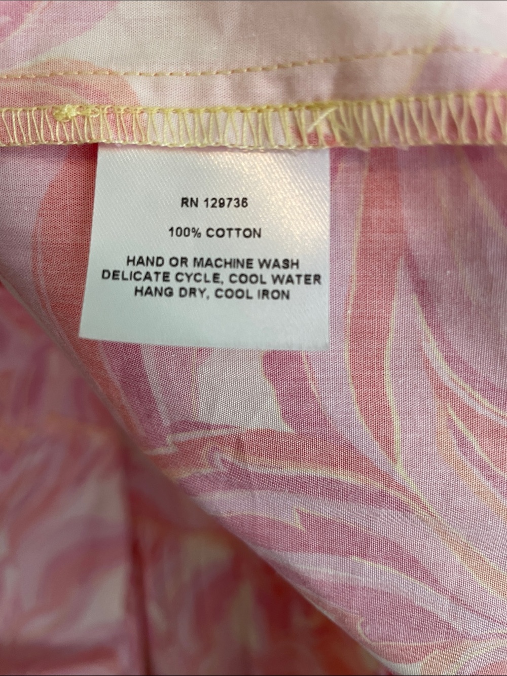 Finley Pink & Cream Swirl Maxi Dress with Tie Waist - Picture 4 of 5